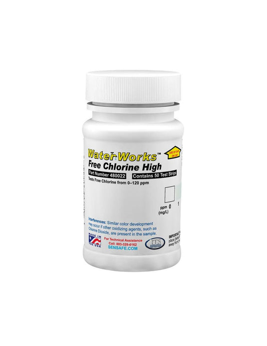 Shock Treatment Chlorine Test Strips, 12/case, retail $15.00 each